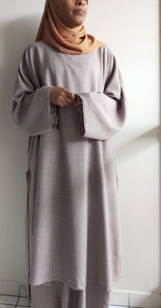 Ensemble Sakura Gris Taupe